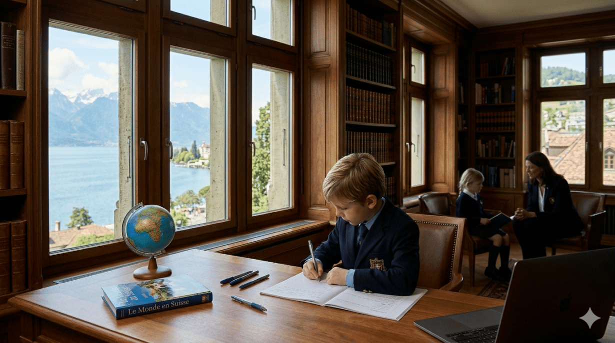 What is the minimum age for boarding school in Switzerland?